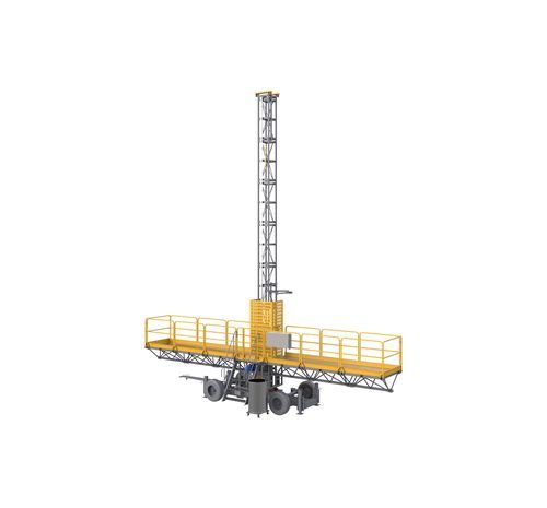 Piattaforma autosollevante monoalbero - MC Series - Ficont Industry (Beijing) Co., Ltd. - con doppio albero / a cremagliera
