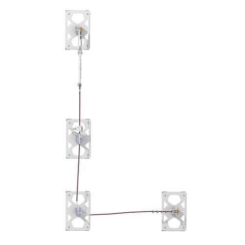 Linea vita orizzontale - TF series - Ficont Industry (Beijing) Co., Ltd. - permanente / flessibile / EN 795
