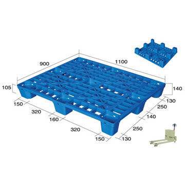 Pallet in plastica - QH-1109 - Shanghai Qinghao Plastic Pallet Manufacture Co., Ltd. - a piattaforma aperta / leggero