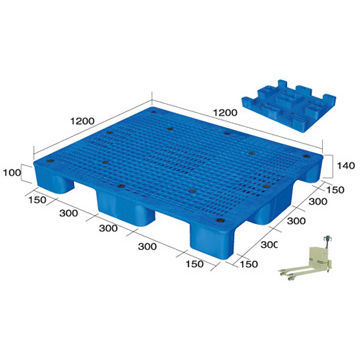 Pallet in plastica - QH-1212  - Shanghai Qinghao Plastic Pallet Manufacture Co., Ltd. - multi-vie