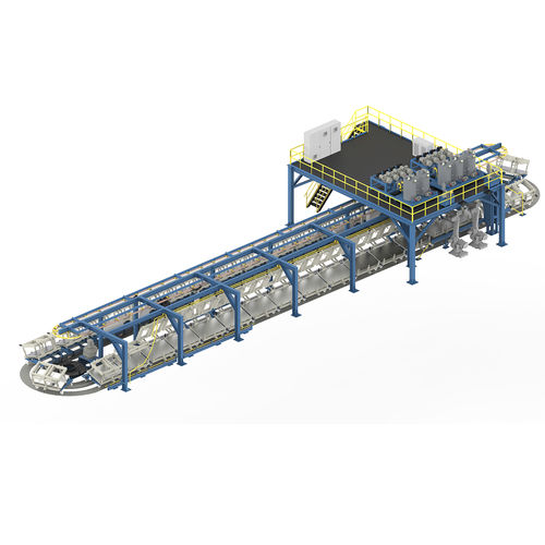 Linea di produzione automatica - Oval - ZHEJIANG HENGHUI MACHINERY CO.,LTD - ad alta velocità / lineare / controllata da PLC