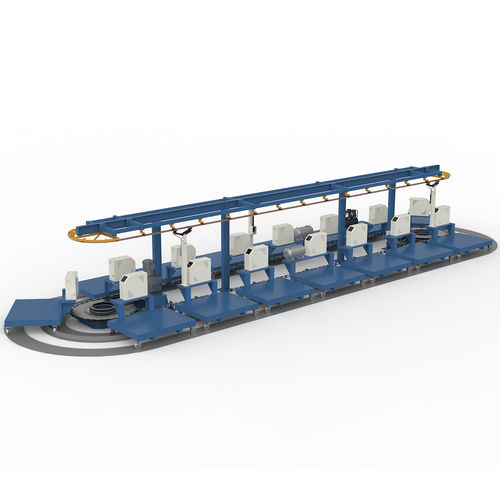 Linea di produzione automatica - Ground Rail  - ZHEJIANG HENGHUI MACHINERY CO.,LTD - in continuo / ad alta velocità / modulare