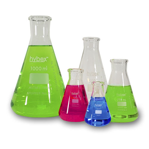 Matraccio Erlenmeyer - HYBEX™ series - BENCHMARK SCIENTIFIC - in vetro borosilicato / per laboratorio