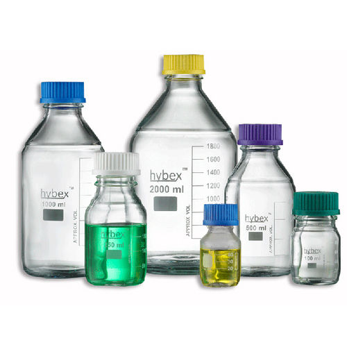 Bottiglia da laboratorio - HYBEX™ series - BENCHMARK SCIENTIFIC - per liquidi / di stoccaggio / in vetro borosilicato