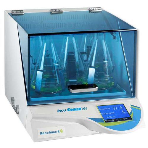 Incubatore con agitazione - INCU-SHAKER™ - BENCHMARK SCIENTIFIC - da laboratorio / orizzontale / per micropiastre