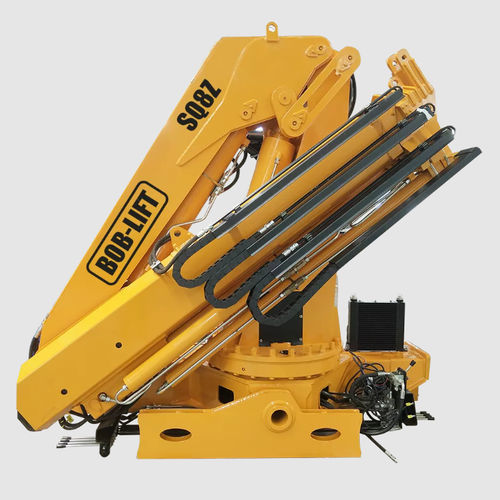 Gru montata su camion - SQ8ZA4 - BOB-LIFT - articolata / per cantiere / per subappalto