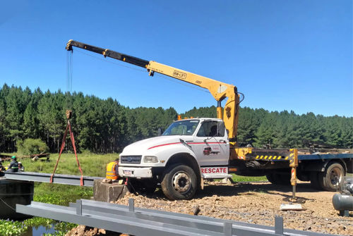 Gru montata su camion - SQ5SA3 - BOB-LIFT - telescopica / fuoristrada / di sollevamento
