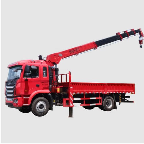 Gru montata su camion - SQ8SU4 - BOB-LIFT - telescopica / per cantiere / per applicazioni pesanti