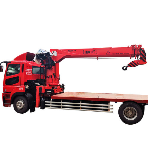 Gru montata su camion - SQ10SU4 - BOB-LIFT - telescopica / per cantiere / di sollevamento