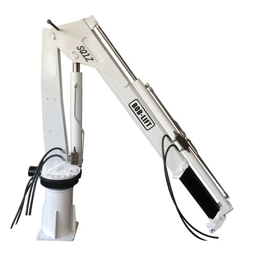 Gru su chiatta - SQ1ZA3T+1 - BOB-LIFT - articolata / per applicazioni marine / di sollevamento