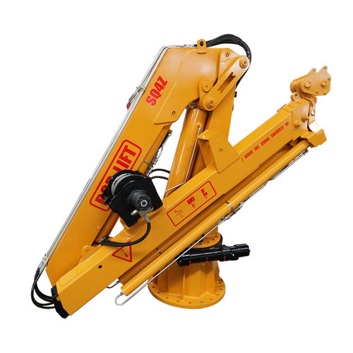 Gru su chiatta - SQ4ZA3TJ - BOB-LIFT - articolata / per applicazioni marine / di scarico