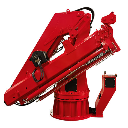 Gru su chiatta - SQ8ZA4TJ - BOB-LIFT - articolata / per applicazioni marine / per applicazioni pesanti