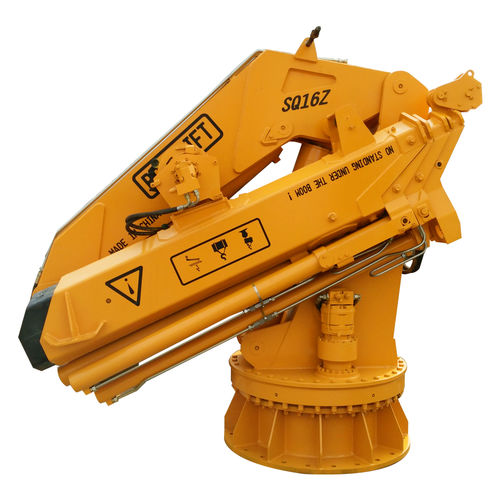 Gru su chiatta - SQ16ZA5TJ - BOB-LIFT - articolata / per applicazioni marine / per applicazioni pesanti