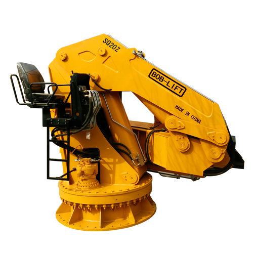 Gru su chiatta - SQ20ZA5TJ - BOB-LIFT - articolata / per applicazioni marine / per applicazioni pesanti