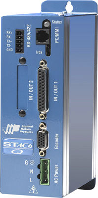 Azionamento AC monofase - STAC6 series - Applied Motion Products - passo-passo / 2 fasi / per motore