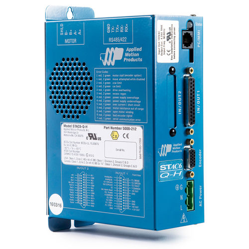 Azionamento DC passo-passo - STAC6-Q-H - Applied Motion Products - monofase / per motore
