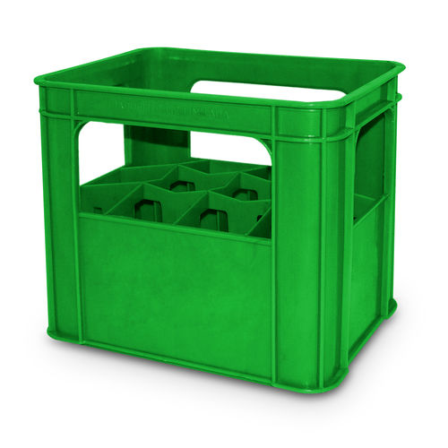 Cassetta in PEHD - Grade BL5 - COMERCIAL BAQUELITA SL - industriale / per bottiglie / impilabile