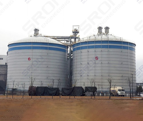 Silo per cereali - Henan SRON SILO ENGINEERING Co., Ltd - per prodotti sfusi / per ceneri / per cemento