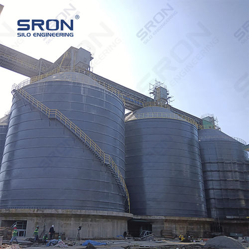 Silo saldato - Henan SRON SILO ENGINEERING Co., Ltd - per cemento / per prodotti sfusi / per ceneri