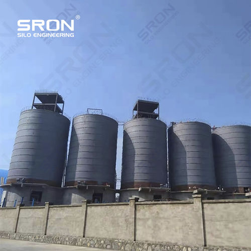 Silo bullonato - Henan SRON SILO ENGINEERING Co., Ltd - saldato / cilindrico-conico / a fondo inclinato