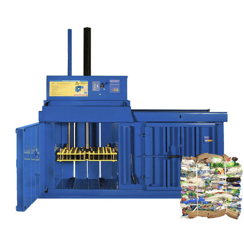 Pressa imballatrice per bottiglie - MF-40 PET - OCTHA - verticale / a carico frontale / compatta