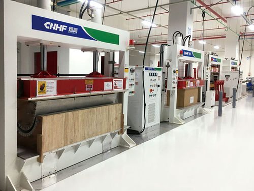 Pressa idraulica - Shijiazhuang Cangao High Frequency Machinery Co., Ltd. - di curvatura / per legno