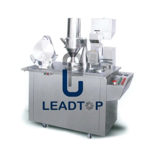 Riempitrice semiautomatica - CGN-208 - Zhejiang LeadTop Pharmaceutical Machinery Co., Ltd - per capsule / per l'industria farmaceutica / ad azionamento pneumatico