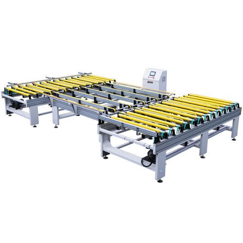 Trasportatore a rulli - SL-FCD - Chengdu Senlian Woodworker Machinery Co., Ltd. - orizzontale / con motore elettrico / automatico