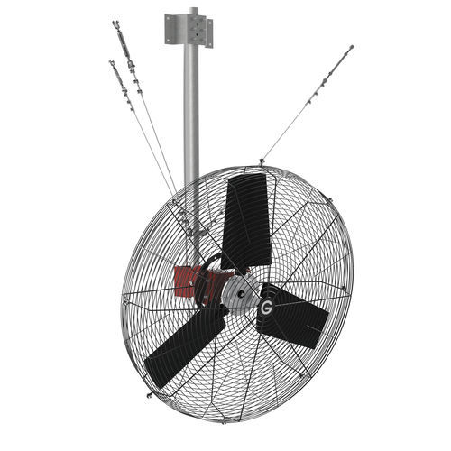 Ventilatore di circolazione di aria - X-FAN series - GIGOLA & RICCARDI S.P.A. - da soffitto / assiale / 380 V AC