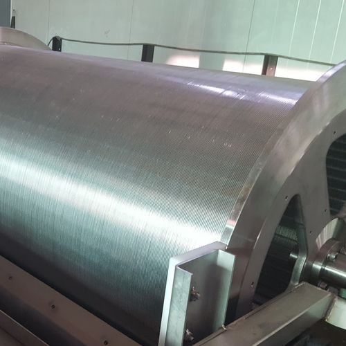 Vaglio con griglia metallica a sezione cuneiforme rotativo - Advanced Engineering Wedge Wire