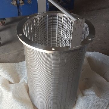 Vaglio con griglia metallica a sezione cuneiforme con cestello - Advanced Engineering Wedge Wire - per l'industria alimentare e delle bevande / per trattamento di acque