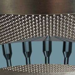 Pannello per vagliatura perforato - Advanced Engineering Wedge Wire - con fori bicilindrici / per trattamento di acque / per l'industria alimentare e delle bevande