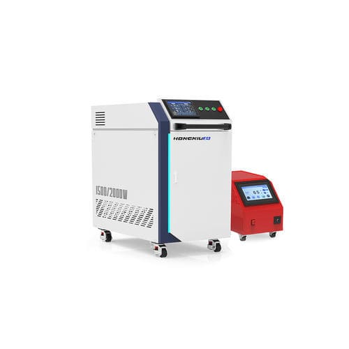 Macchina saldatrice laser a fibra - Jinan hongniu mechanical equipment Co., Ltd - semiautomatica / con rotelle / per alluminio