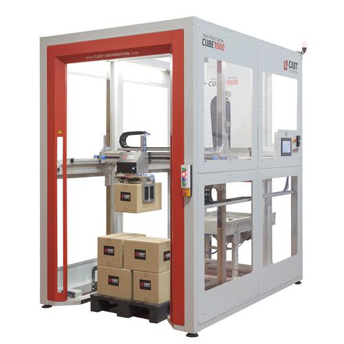 Pallettizzatore robotizzato - CUBE 800 - CAST AUTOMATION SL - di pallets / per sacchi / per verdura