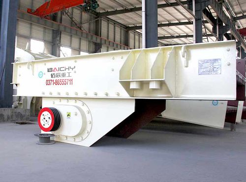 Alimentatore a vibrazione - ZSW series - Henan Baichy Machinery Equipment Co., Ltd - per cavo rotondo / continuo