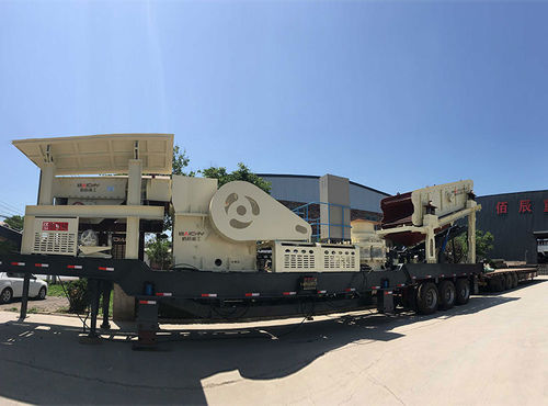Gruppo di frantumazione e setacciatura a ganascia - MF1010E46 - Henan Baichy Machinery Equipment Co., Ltd - mobile / primario / secondario