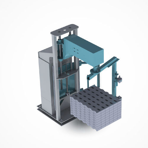 Macchina di confezionamento verticale - KB STR - GLOBMAC Global Block Machines - per mattoni / pneumatica