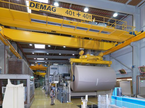 Bilanciatore di carico per bobina - Nordgreif GmbH - monotrave / ad uso industriale / verticale
