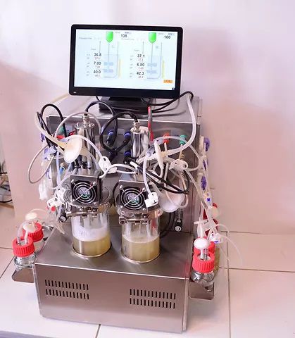 Bioreattore da laboratorio - EDF-1.2 - Biotehniskais centrs - di processo / di grandi dimensioni / rinfrescante