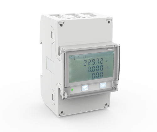 Contatore di energia elettrica trifase - JH-EMDM - Aswich Electrical Co., Ltd - su guida DIN / uscita ad impulsi / Modbus