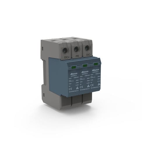Scaricatore di sovratensione di tipo 2 - EDP-3P - Aswich Electrical Co., Ltd - 3 poli / su guida DIN