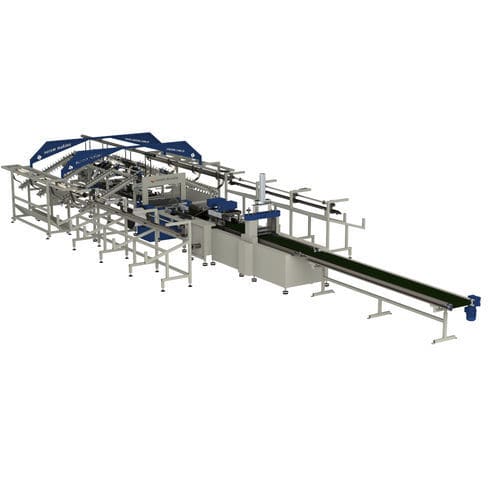 Macchina di confezionamento automatica - P series - Sarem - orizzontale / per tubi / per linea di estrusione