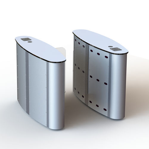 Varco motorizzato automatico - WR-226 - Winser Tech - per controllo accessi / in acciaio inossidabile / in vetro