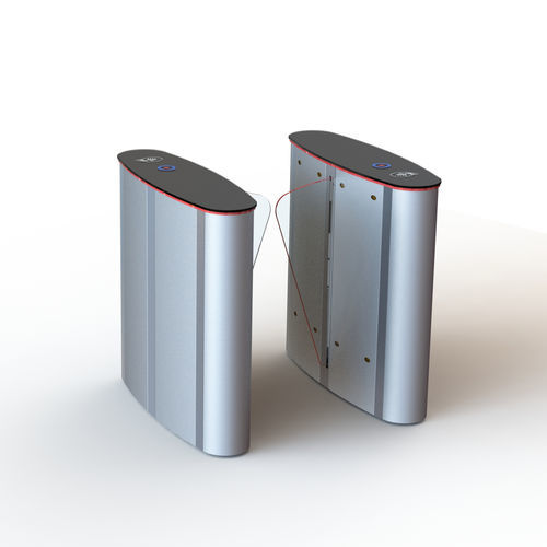 Varco motorizzato automatico - WR-220 - Winser Tech - per controllo accessi / in acciaio inossidabile / in vetro