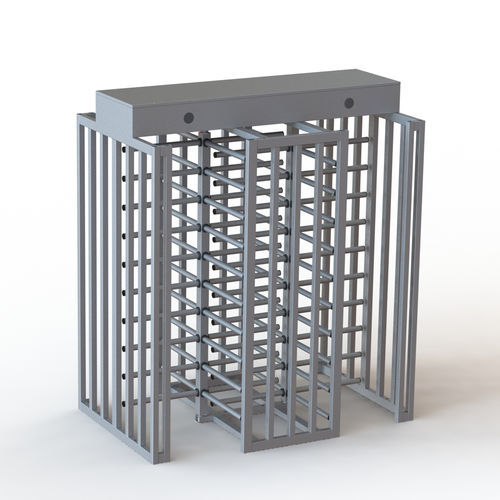 Cancello girevole - WR-342-D - Winser Tech - a comando elettrico / per controllo accessi / in acciaio inossidabile