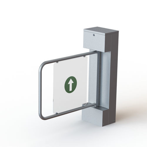Varco motorizzato per controllo accessi - WR-324-B - Winser Tech - in acciaio inossidabile / in vetro