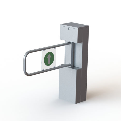 Varco motorizzato per controllo accessi - WR-322-B - Winser Tech - in acciaio inossidabile / in vetro