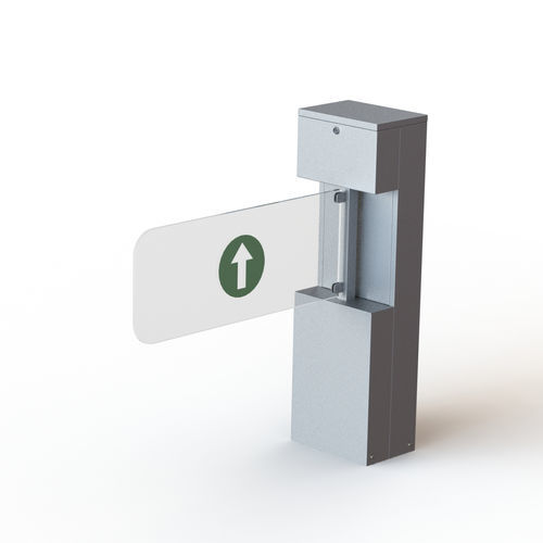 Varco motorizzato per controllo accessi - WR-322-C - Winser Tech - in acciaio inossidabile / in vetro