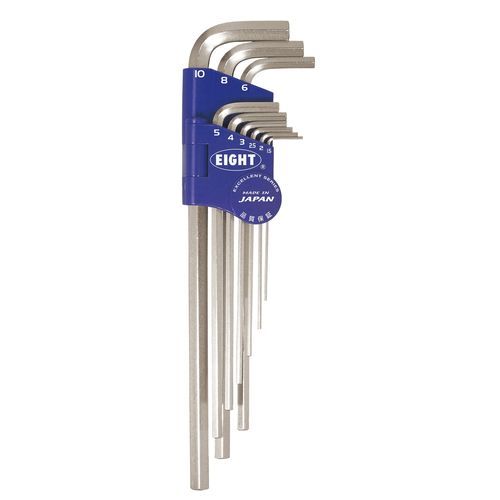 Chiave a brugola a L - LHS-9N - Eight Tool - a testa esagonale / kit / a manico lungo