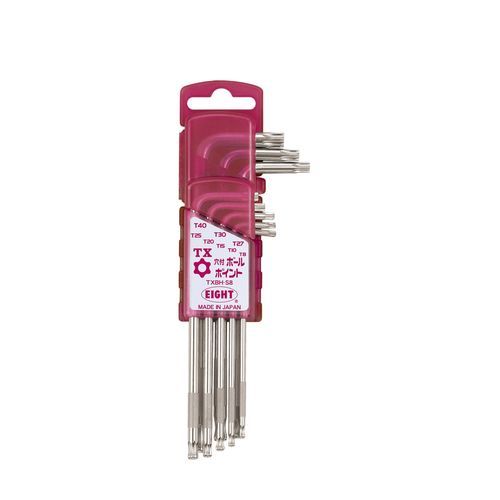 Torx kit - TXBH-S8 - Eight Tool - in acciaio / a L
